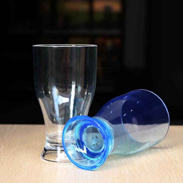 Clear Plastic Pilsner Glasses 8.5oz Flamefield Acrylic Juice Glasses