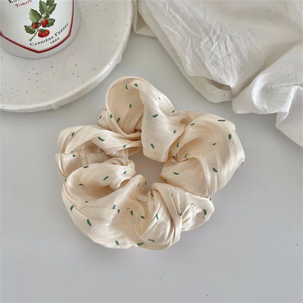 Korea shaggy clouds satin curly hair scrunchie Ins girls kids flower floral hair rope Macaron color head bands