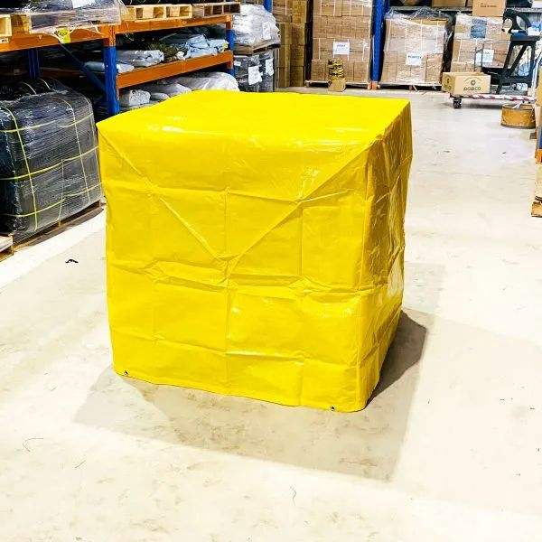 Waterproof Thermal Cover Pallet Hood Plastic Closed Pallet Top Cargo Cover