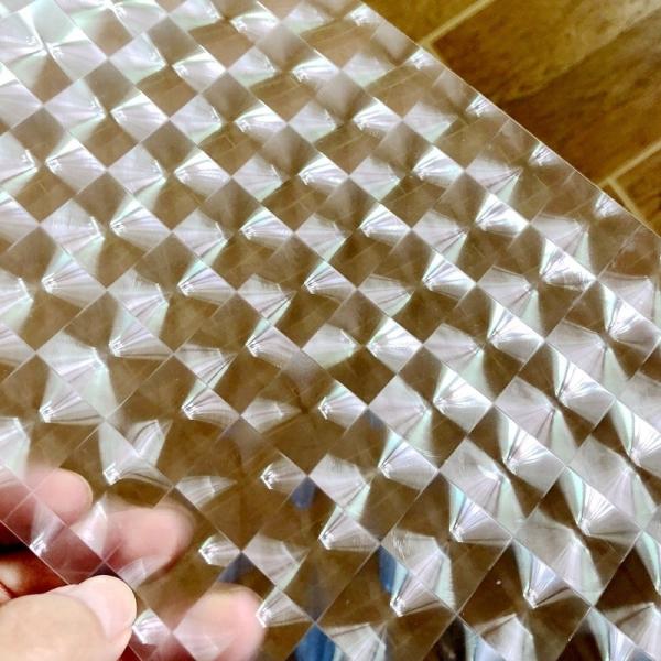 Customizable Transparent 3D Lens Film In Plastic Film With Blow Molding Processing