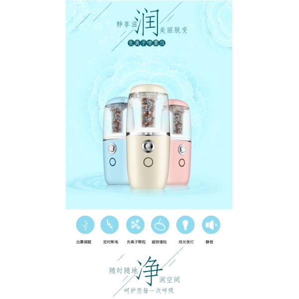 NEW Innovation Anion Nano Face and Car Sprayer / Perfume Humidifier H-198