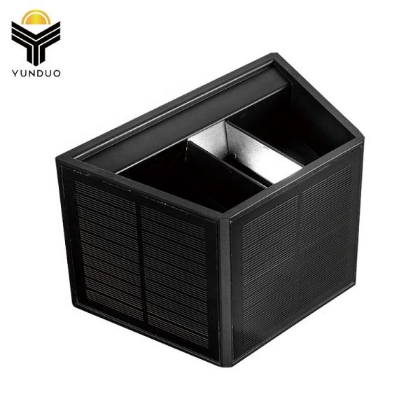 Crepúsculo a alvorecer luz solar fixada na parede de 3.7V 1300mAh para cima e para baixo a lâmpada exterior