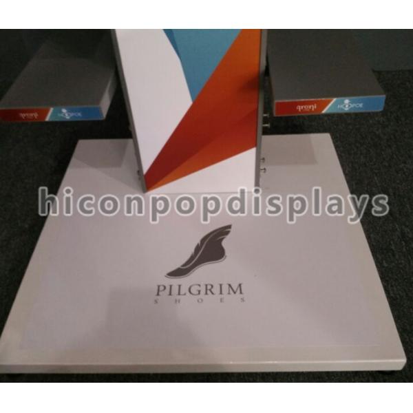 Shoes Metal Display Racks And Stands Double Sided With 6 Layers