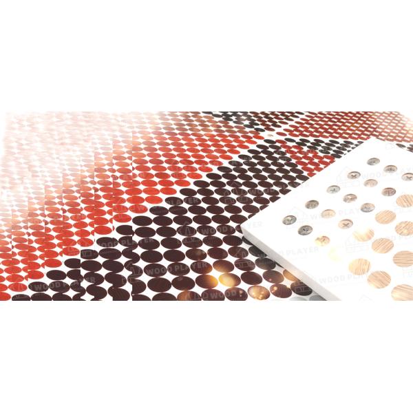 Diamètre en plastique adhésif décoratif 10MM-50MM d'autocollant de trou de PVC