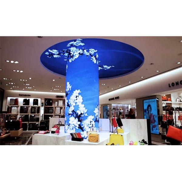 P2 Flexible Led display with module of 240x120mm for archiving irregular shape display