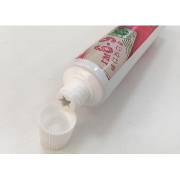 40g tube de alumination d'emballage de pâte dentifrice stratifié par barrière du diamètre 25 avec la forme d'étoile