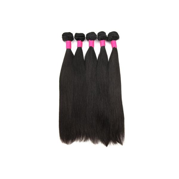 Natural Color 1b Grade 6A Virgin Hair Unprocessed Malaysian Hair Extension