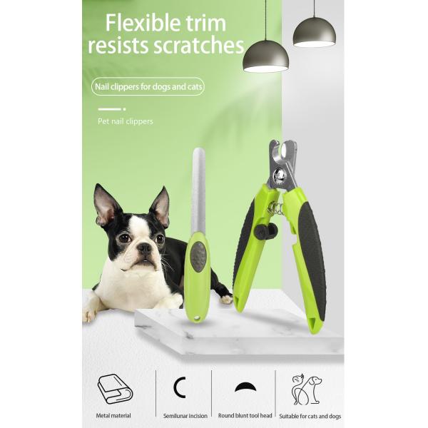 Herramientas sostenibles para cortar uñas para perros Cortadoras de uñas para perros para mascotas verdes
