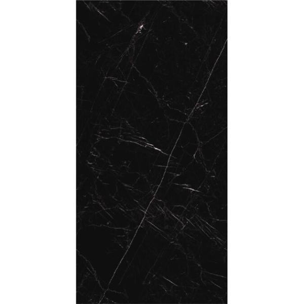 Polished Black Bathroom 3200*1600mm Ceramic Floor Tiles