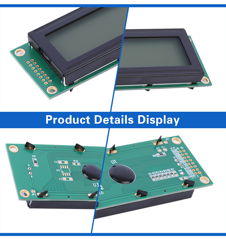 Gray Film 2002K-2 LCD Display Module 2X20 Optional ST7066U Font Screen Character LCD Display