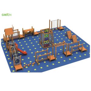 Wooden Slide Outdoor Playground For Children Amusement Park Equipment Hot Sale