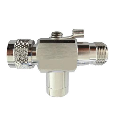 2.4 - 6GHz Rf Lightling Arrestor , Male To Female EMP Coaxial Lightning Surge Protector