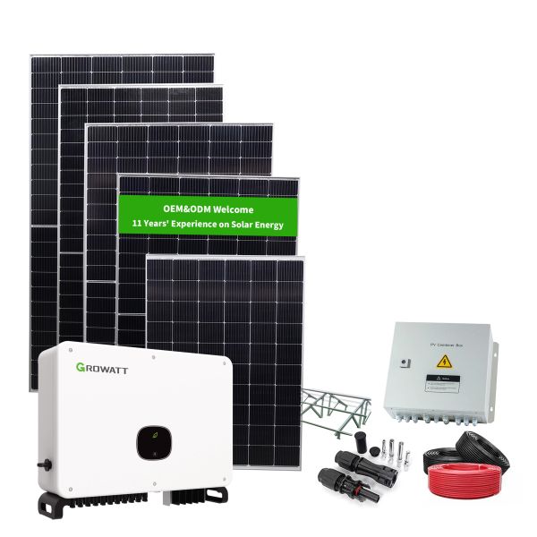 Large Ccommercial Use Factory Direct 20MW 50MW 100MW High Voltage Solar Energy Power Station Complete Solar System