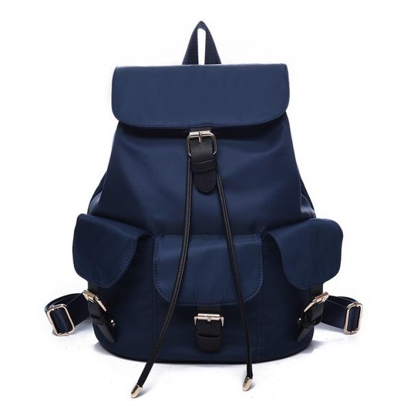 Summer new retro waterproof nylon backpack schoolbag shoulder bag female college wind
