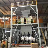 Machine de fabrication d'adhésifs de tuiles efficace avec capacité d'alimentation et de dosage automatique de matériaux 10-30T/H