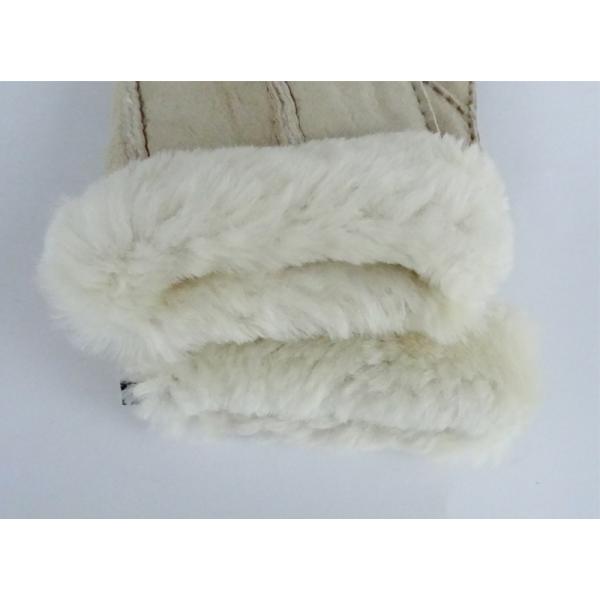 OEM ODM Winter Warm Shearling Sheepskin Lamb Fur Gloves