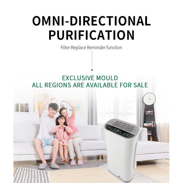 Cleaner Filter 40W 35M2 Carbon Filter Air Purifier 200M3/H