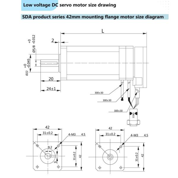 3000rpm Servo Motor 100w Low Voltage Stepping Micro Motor IP65