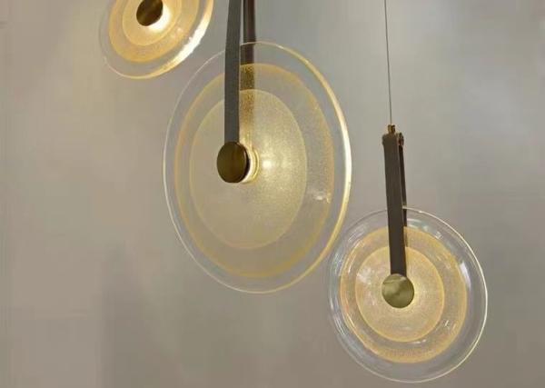 Modern Designer Lamp Decorative Indoor Round Glass Suspension Light Pendant Lamp