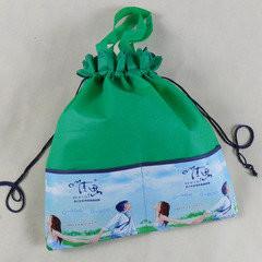 Small Recycled Drawstring Non Woven Bag , Cusotm Non Woven Printed Bags