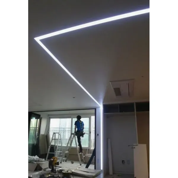 117*35mm Size Recessed LED Profile in 6063 T3-T8 Aluminum Alloy for Recessed Mounted Ceiling Lighting