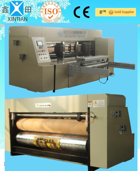Digital Control Rotary Die-Cutting Machine For Fruit Colorful Cartons , 7.5kw Main Motor