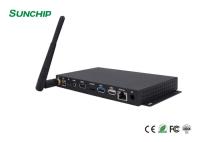 Caixa Wifi Lan Network do jogador do Signage de Digitas do metal da caixa RK3288 de Android 9,0 HD Media Player