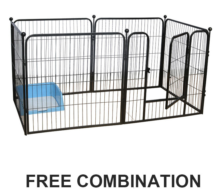 120cm загородка клетки собаки SGS барьера Playpen собаки 6 планшетов крытая