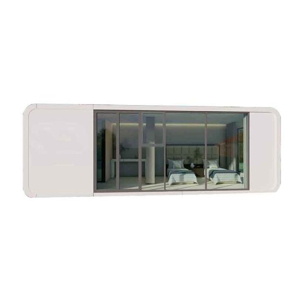 Experience Modern Living Luxury Smart Eco-Friendly Prefabricated Modular Mobile Space Capsule Hotel