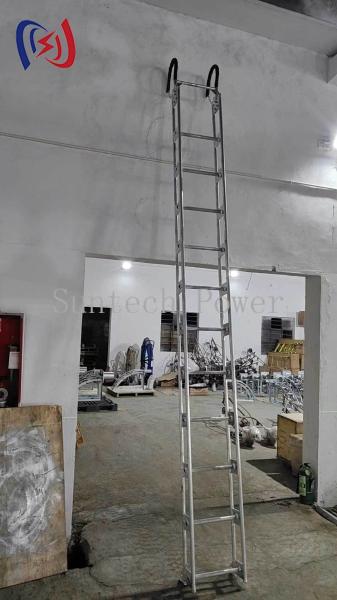 Aluminum Alloy Ladder 2.5-7M 150KG Capacity Industrial