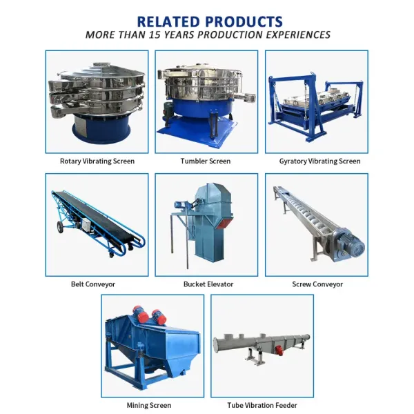 Customized Silica Sand Classifier Machine Sifting Rectangular Linear Vibrating Sieve Screen