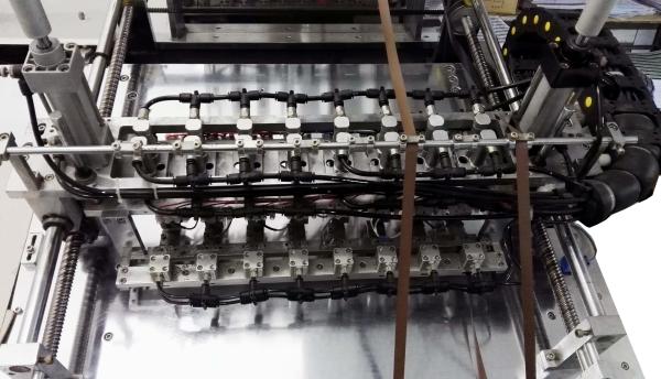 Automatic Magnetic Stripe Laying Machine Servo Motor For PVC Sheet 3×8 4×8 Layout