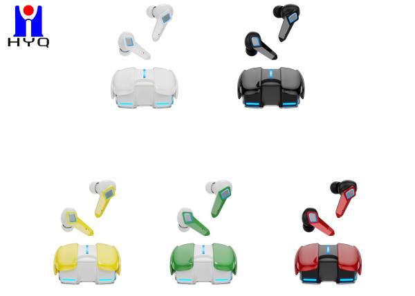 10 Meters Creative Wireless Earbuds Cool Shape Gaming Hi-Fi Stereo Headset