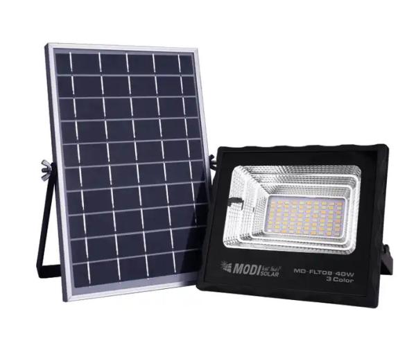 ABS Plastic 1200lm Solar Powered Flood Lights 100° Beam Angle