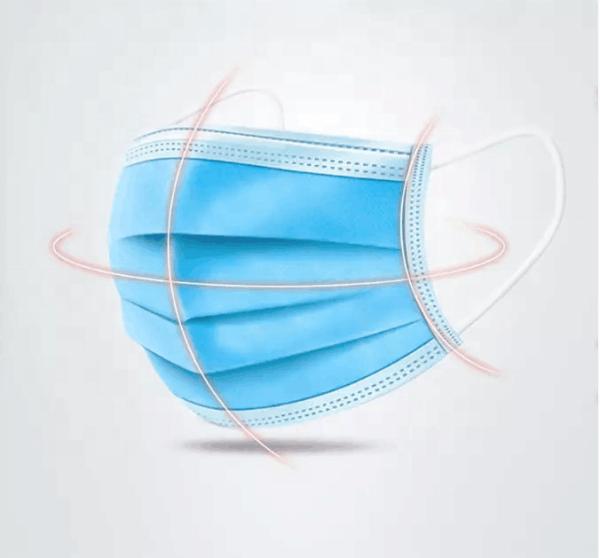 Dust Resistance Disposable Non Woven Face Mask For Pharmacy , Restaurant