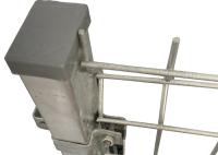 Pilar rectangular 3d 100*300mm V Malla de seguridad