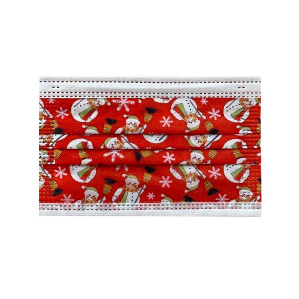 Customized Disposable Christmas Face Mask Printed Christmas Face Mask 3 ply Christmas Face Mask