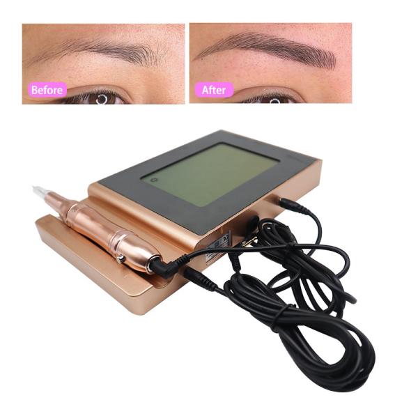 LED Permanent Makeup Tattoo Kit Pen Eyebrow Lip Blush MTS Microblading