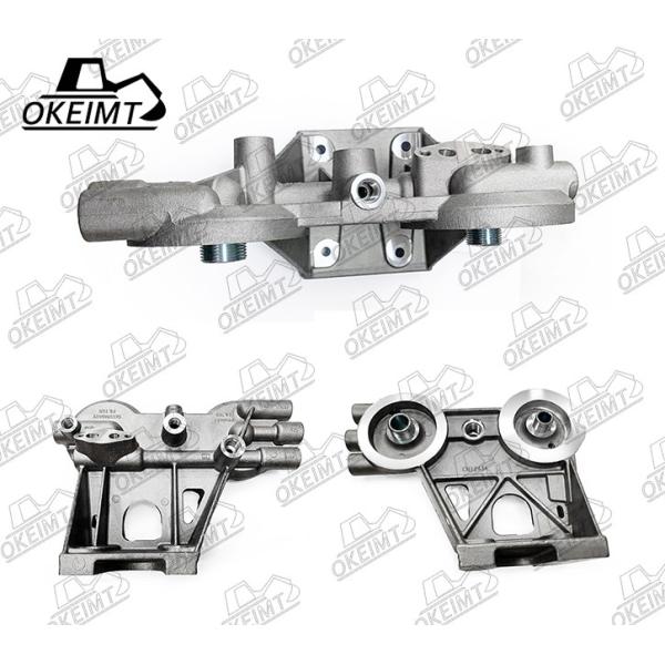 Aluminum 331-6435 Oil Filter Head For Excavator Engine Machinery Parts