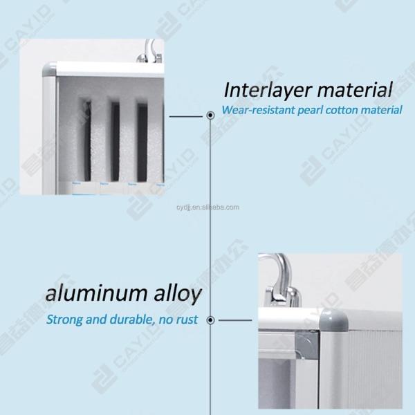 Customized Aluminum Alloy Cell Phone Storage Cabinet Locker Wall Mountable and Portable 36 Slots for School Safe Deposit Boxes