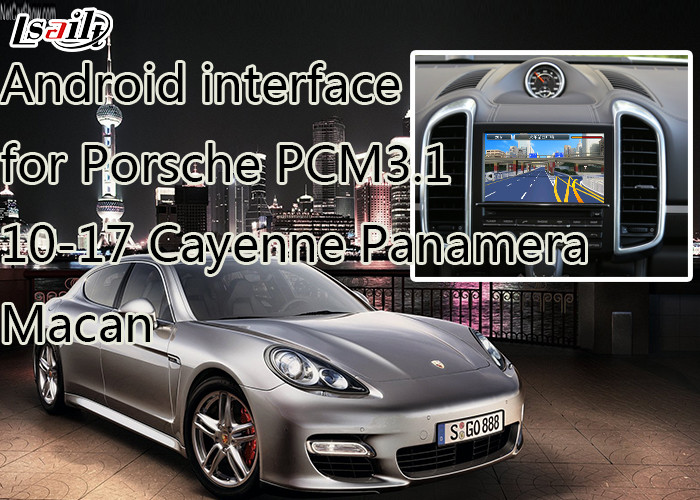 Система навигации андроида 6,0 мультимедиа для Porche Macan, Panamera, ПРИЛОЖЕНИЙ поддержки Кайенны, на-линии карты