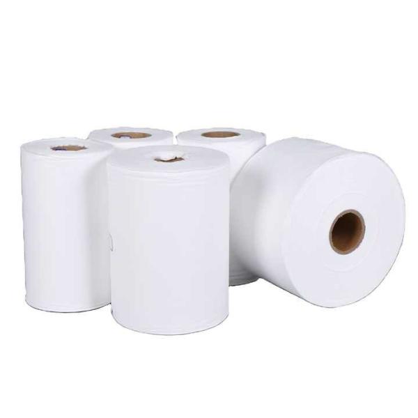 Embossed Hot Air Nonwoven Fabric Roll Baby Diaper Topsheet Moon Pattern Thermal-bond Non Woven Fabric Single Layer