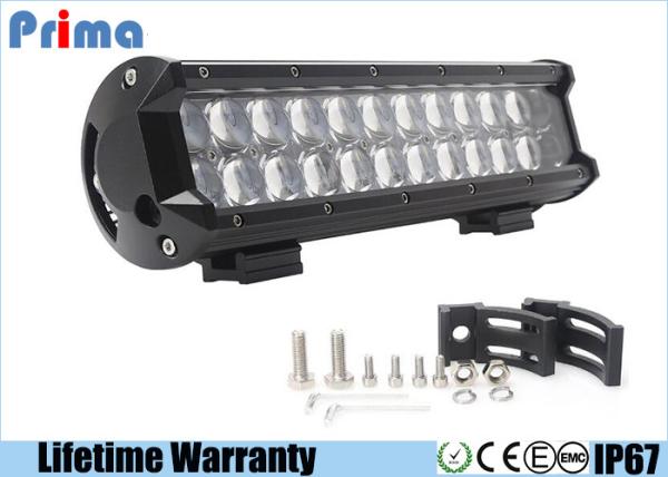 72 Watt 4D 12 Inch LED Car Light Bar Flood / Spot Beam IP67 Waterproof