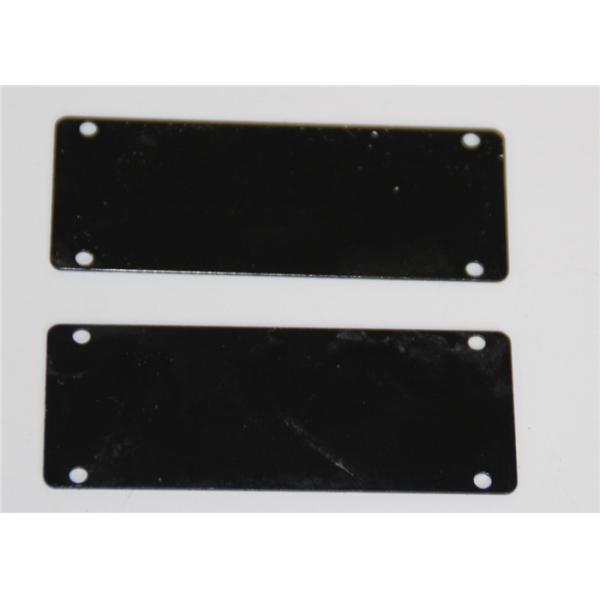 OEM Square Galvanized Stainless Steel Stamped Parts Black Color ISO9001 Standard