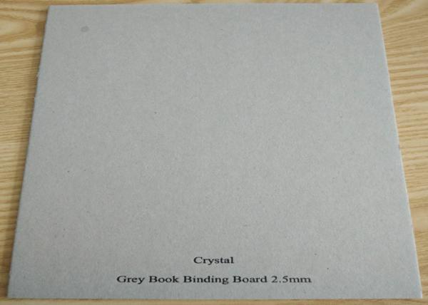 Recycled Stiffness Paper Hard 1250gsm Solid Grey Paperboard for Matte Book Cover
