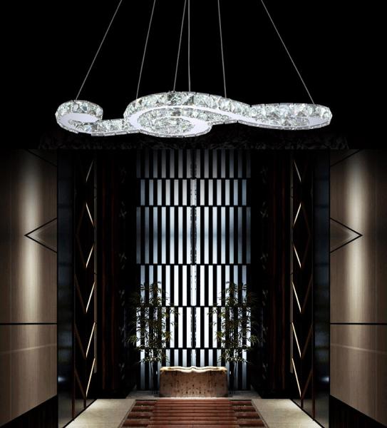 Crystal glass ceiling lights Music Lampshade For Indoor Home Lighting Fixturs (WH-CA-50)