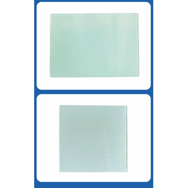 Custom Logo Art Deco Tempered Glass Cutting Board Personalized Sublimation Blanks for Living Room for Chopping