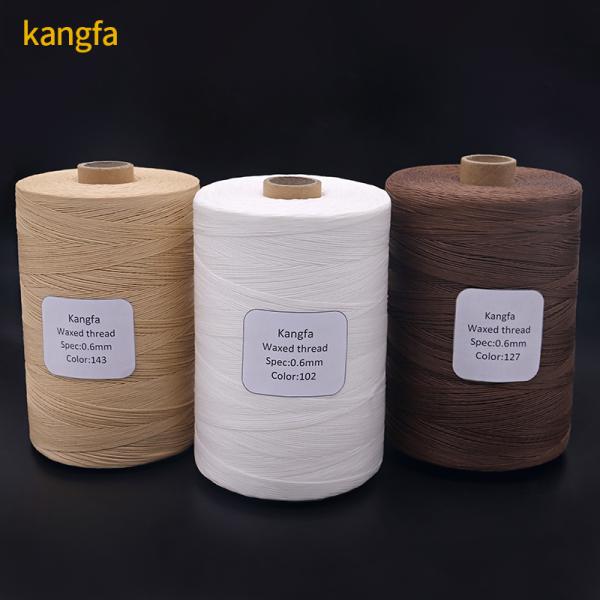 Образец бесплатный 1 кг плоская швейная нить полиэстерная пряжа прочность кожаная нить восковая нить