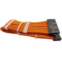 24 Pin Power Supply Sleeved Cables Kit Male To Female ATX 18WAG
