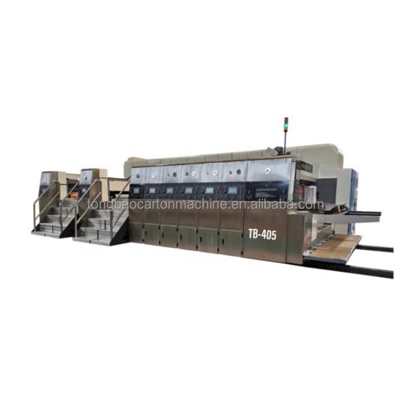 220V/380V/440V Картонный принтер с вращающейся резачкой и вибрационным стекером